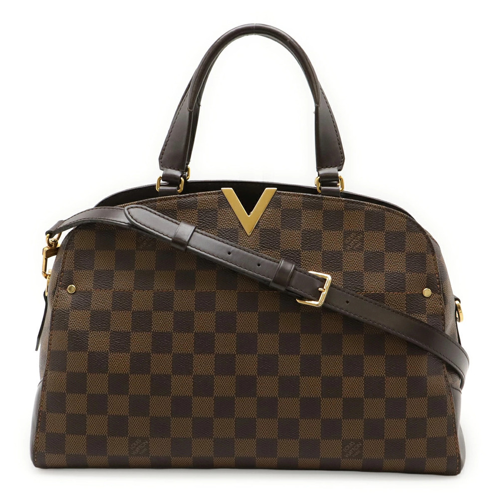 LOUIS VUITTON Damier Kensington Bowling 2way Shoulder Bag Crossbody